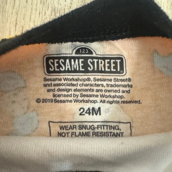 Sesame Street Halloween Pajama Set - Orange and White - Picture 6 of 7